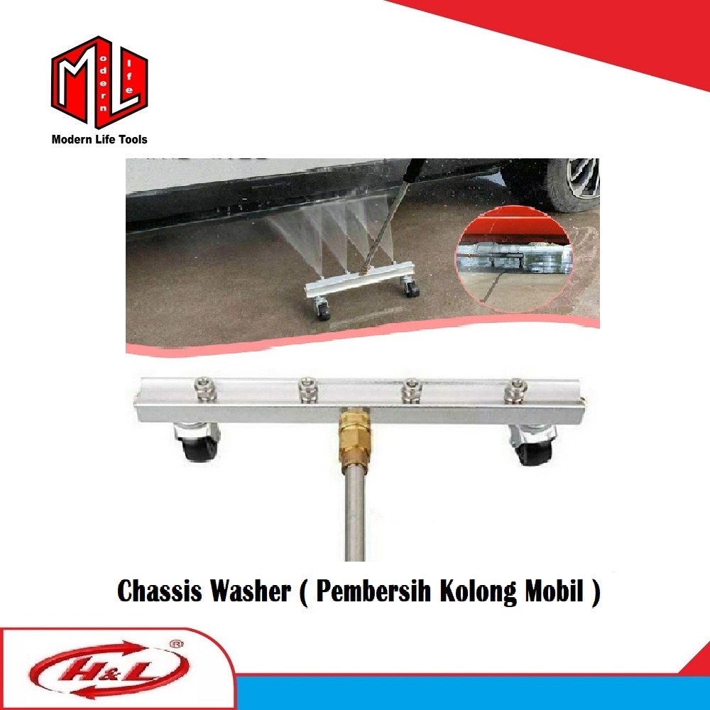 Car Chassis Cleaning Pressure Washer Nozzles Spray Kolong Mobil HL-400 Alat Cuci Kolong HL 400