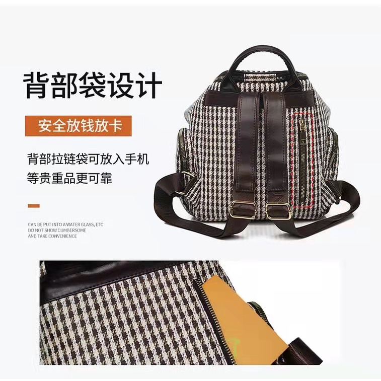 BJ60003 - BEIGE/BLACK/BROWN/COFFEE/PINK/FLOWER/SQUARE - TAS RANSEL BACKPACK PUNGGUNG WANITA FASHION IMPORT MODIS ELEGAN TERMURAH TERLARIS TERBARU BAGSTORE JAKARTA TAS BATAM ZC0003