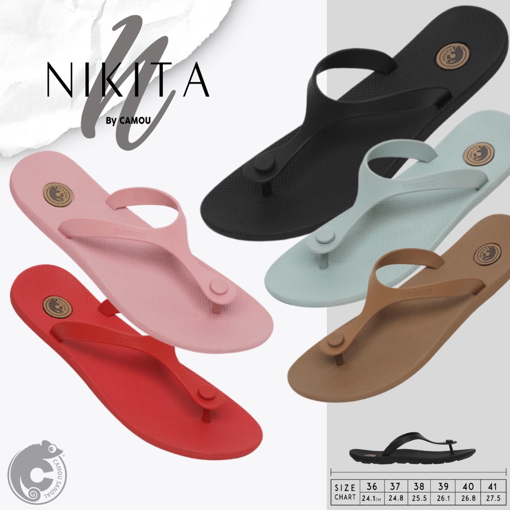 CAMOU Collection - Sandal Camou Wanita / Sandal Jepit Wanita Original, Murah, Berkualitas - NIKITA