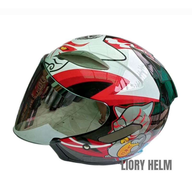 HELM HALF FACE VRC KACA OPEN VENOM IRIDIUM HELM SEPEDA MOTOR HELM PRIA HELM WANITA HELM MURAH HELM ORIGINAL HELM PROMO HELM DEWASA HELM SNI HELM COWOK HELM MOTIF