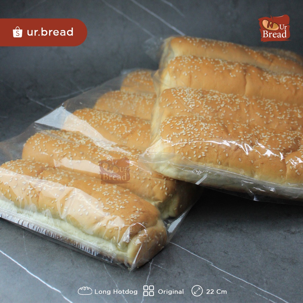 Long Hotdog 22cm | Base Roti Sadwich | Base Roti Garlic