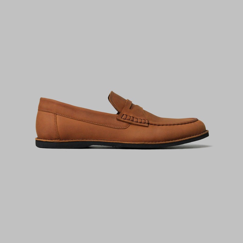 ARTAP Footwear - Sepatu Kulit Asli Pria - Loafers Vintage Tan