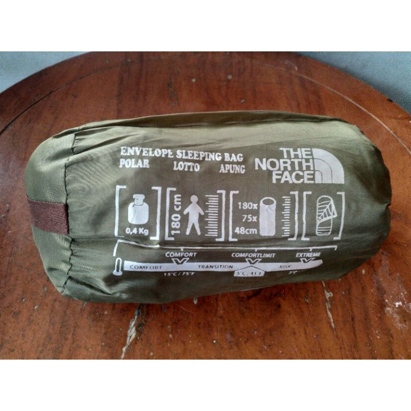 The North Face TNF Envelope Sleeping Bag SB Polar Bantal