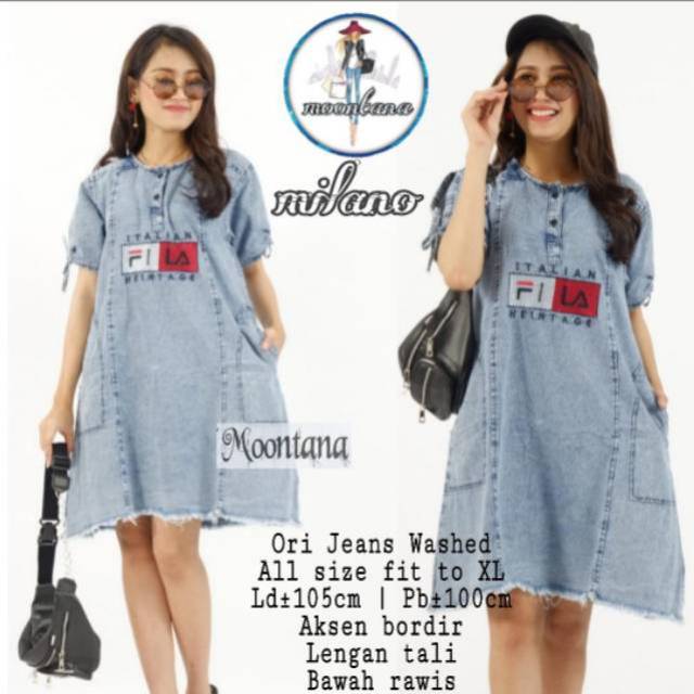 Tunik jeans sabrina SNOW //JF684