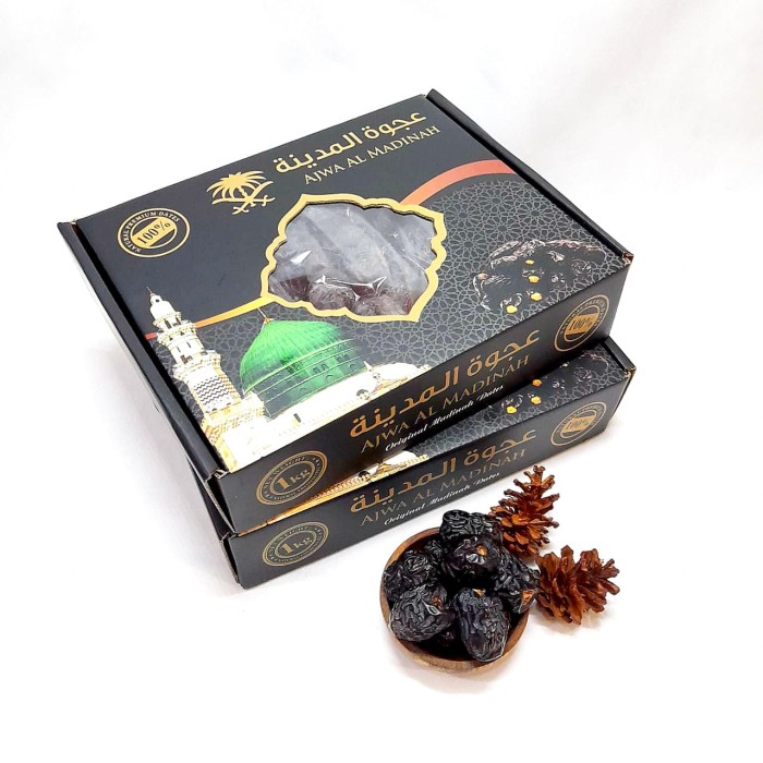 

PROMO TERBATAS - KURMA AJWA AL MADINA KURMA NABI 1KG