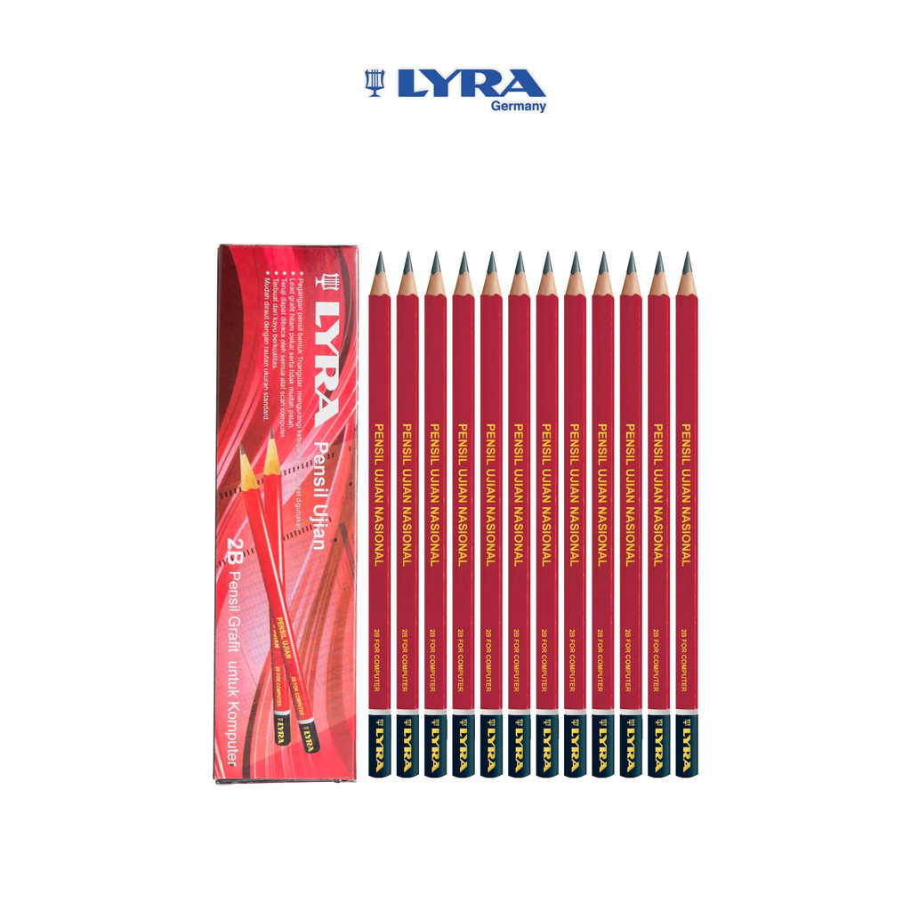 

Lyra Pensil Ujian Pensil 2B 1pcs