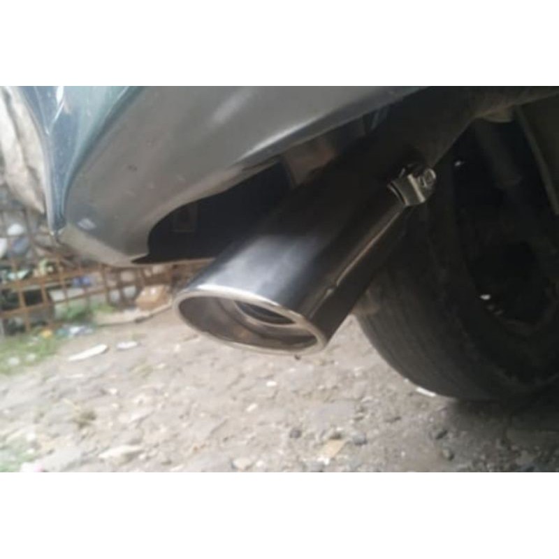 Mufler Mobil Xpander Cross Stainlis Ujung Knalpot