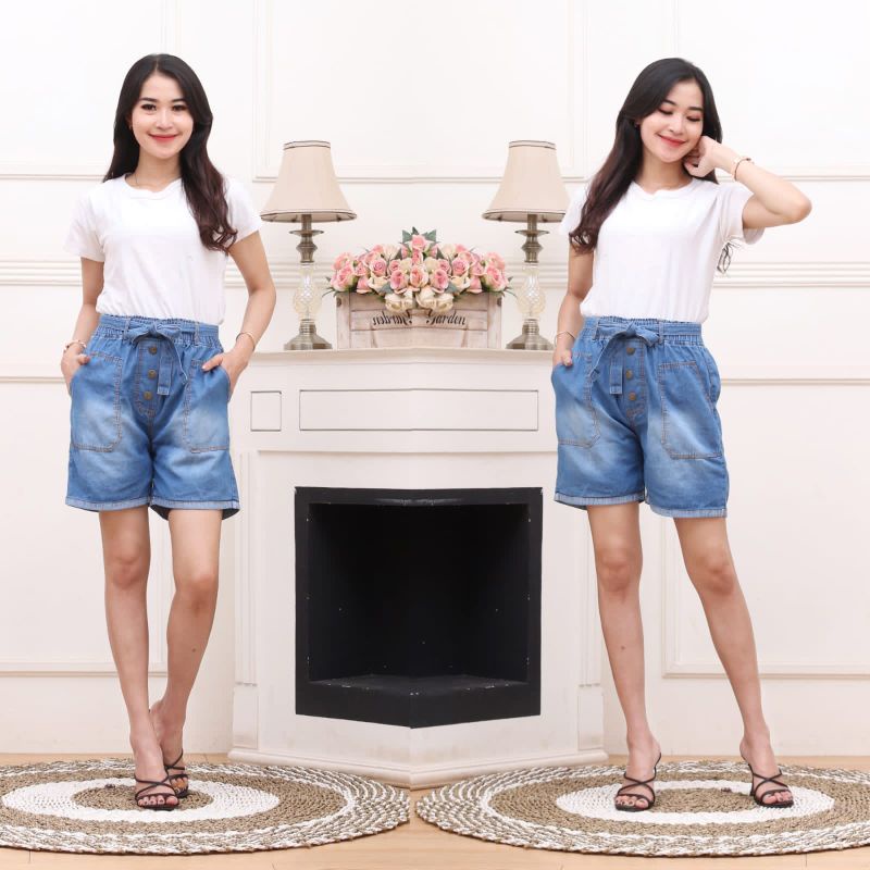 CELANA PENDEK HOTPEN JEANS//CELANA BAWAHAN HOTPEN JEANS WANITA