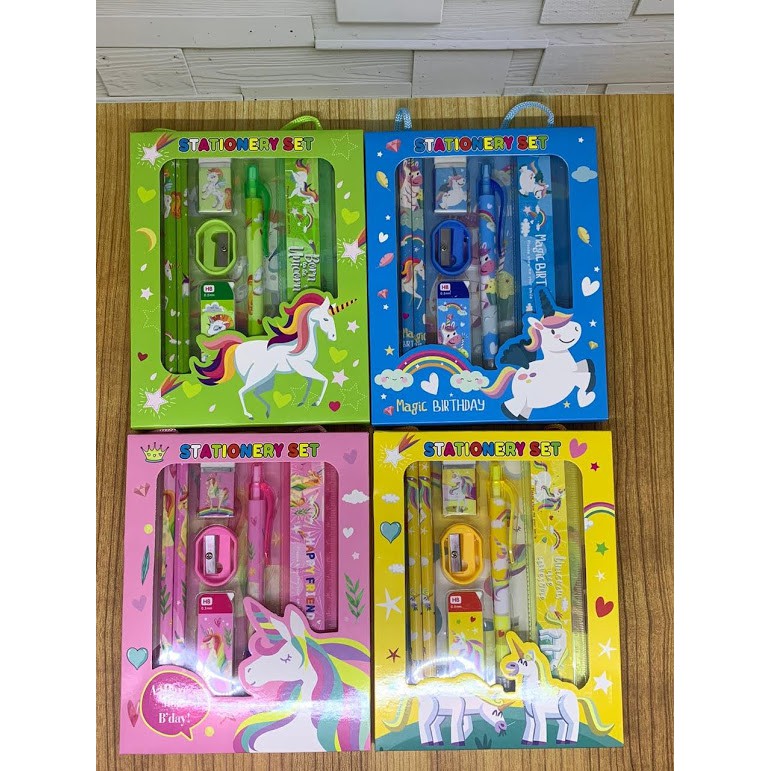 

Stationery Set - Alat Tulis Set - Perlengkapan Alat Tulis Unicorn
