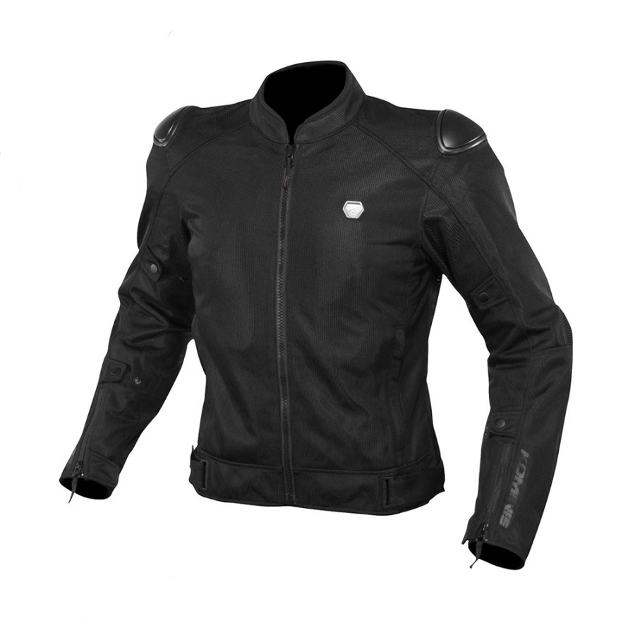 KOMINE JK-147 PROTECT STREET MESH JACKET BLACK