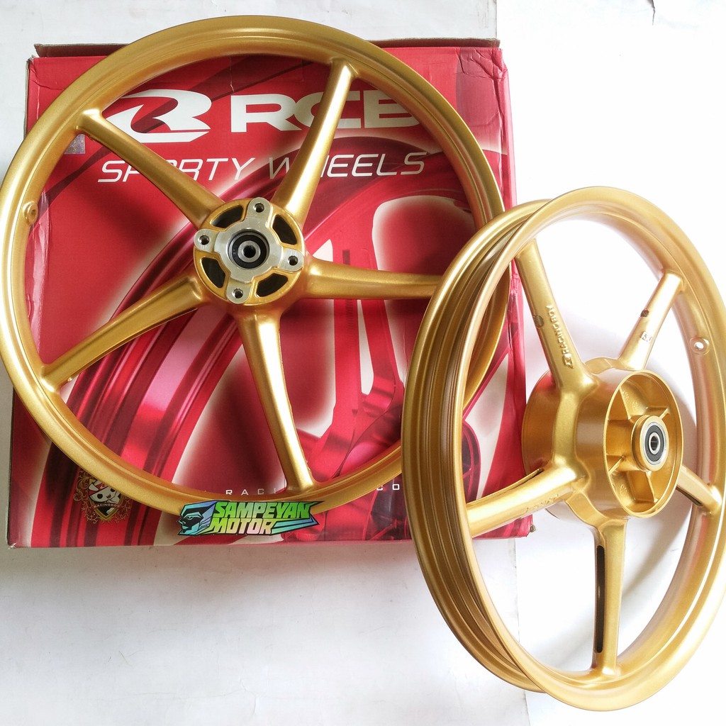 Velg Rim Set RCB Racing Boy Palang 5 SP522 Gold Jupiter Z Ring 17 - 140 160