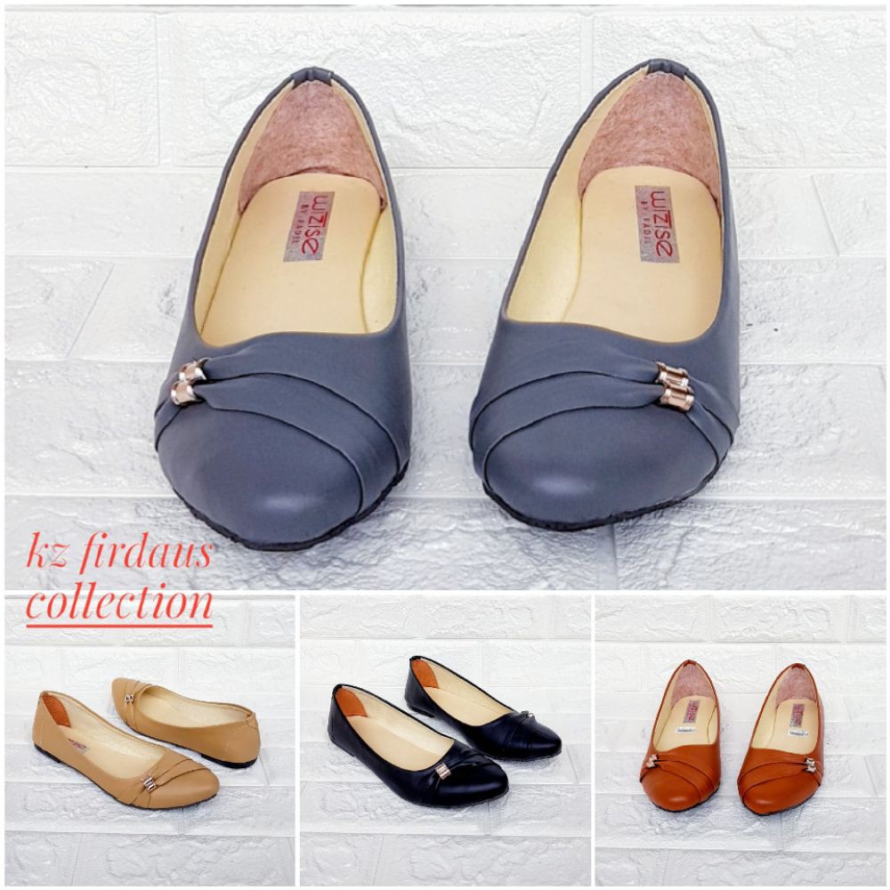 Sepatu wanita terbaru model ukuran 37-40 flat balet