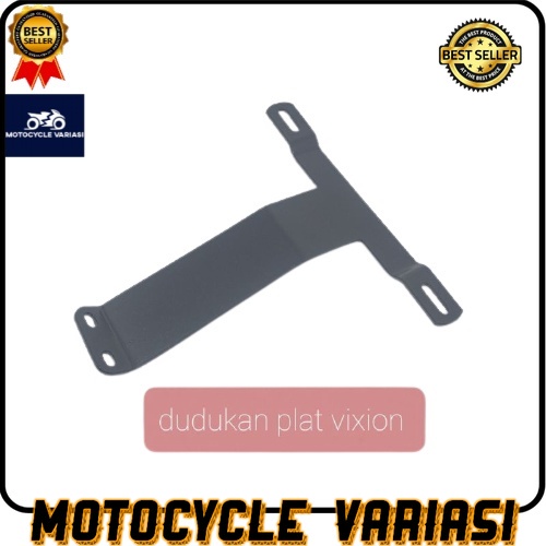 Breket dudukan tatakan plat nomor vixion