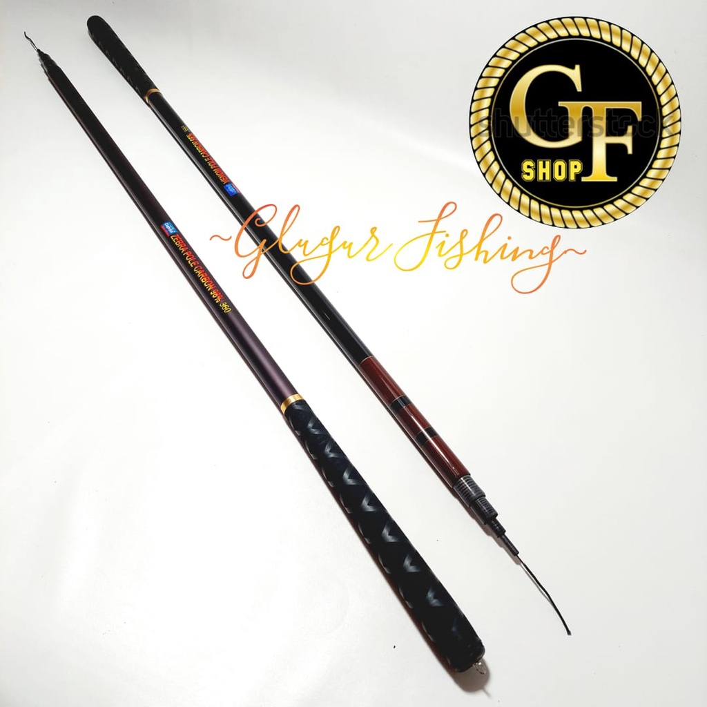 JORAN TEGEK CARBON DAIDO ZEBRA / VENOM POLE CARBON 98% / 360 - 390 MADE IN KOREA