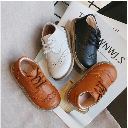 Sepatu Anak  kulit IMPORT sepatu sneakers SEPATU FORMAL anak IMPORT V-182