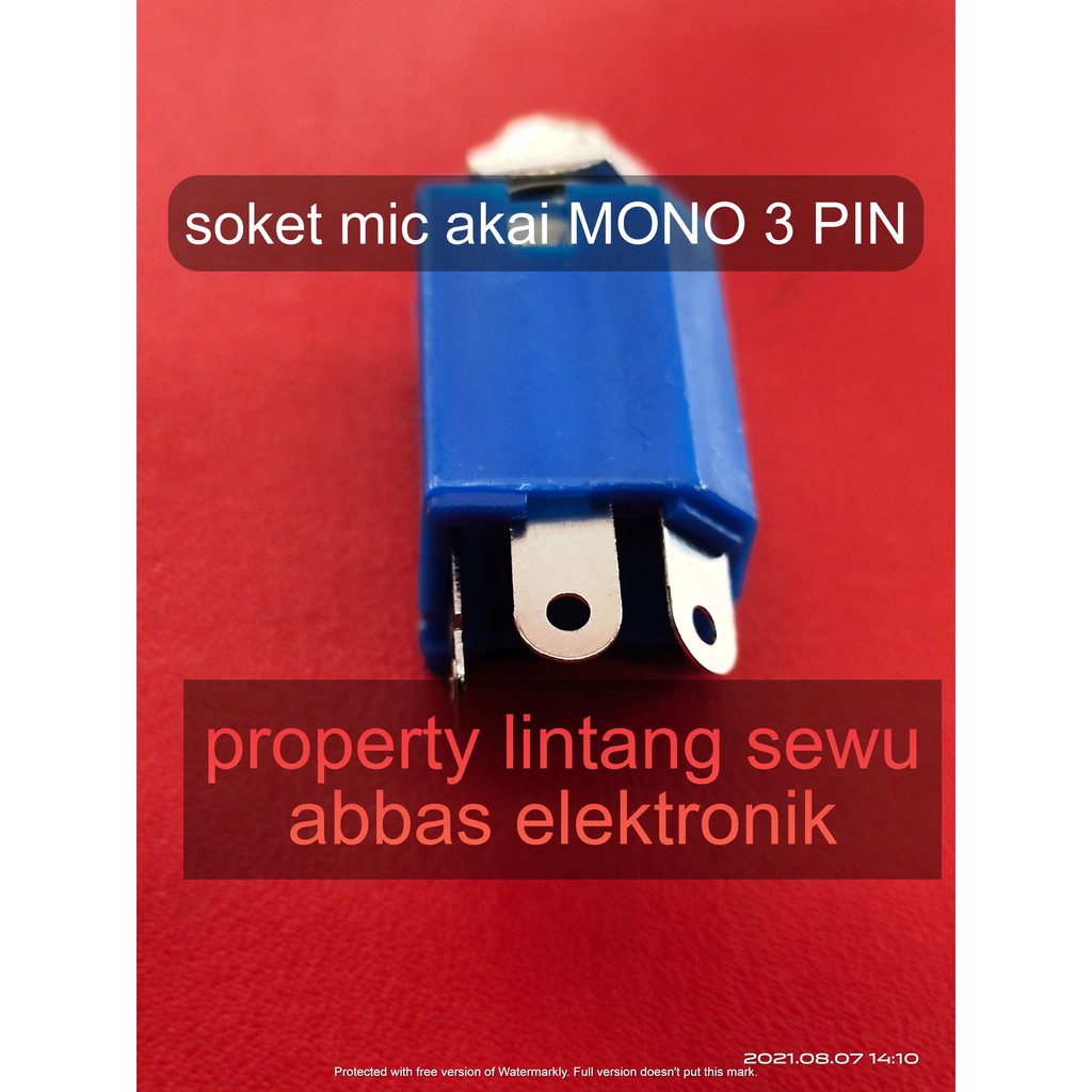 SOKET AKAI MONO SOCKET SOCET MIK MIC AKAI MONO