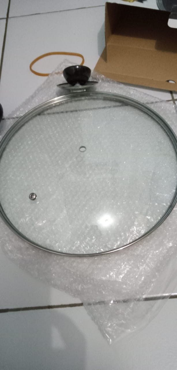 Cetakan Takoyaki Jumbo 12 Lubang + Tutup Kaca