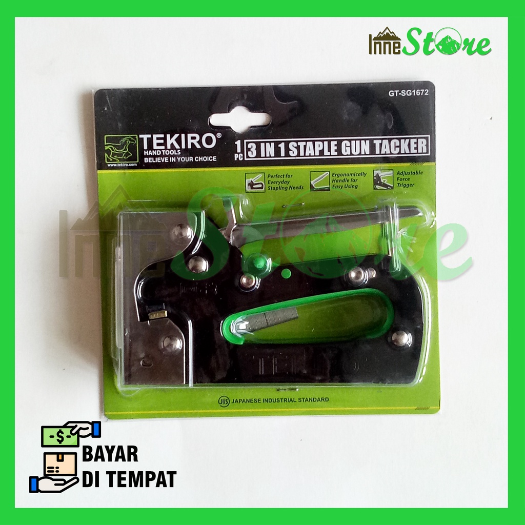 

Staples Tembak 6 -14 mm - Staples Gun 3 in 1 - Staples Kardus Tekiro