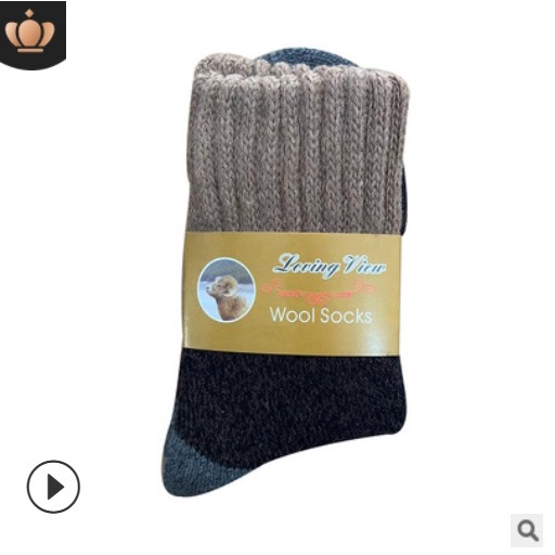 IMPORT WOMAN MAN WINTER WOOL SOCKS THERMAL KAOS KAKI WOL PRIA WANITA MUSIM DINGIN