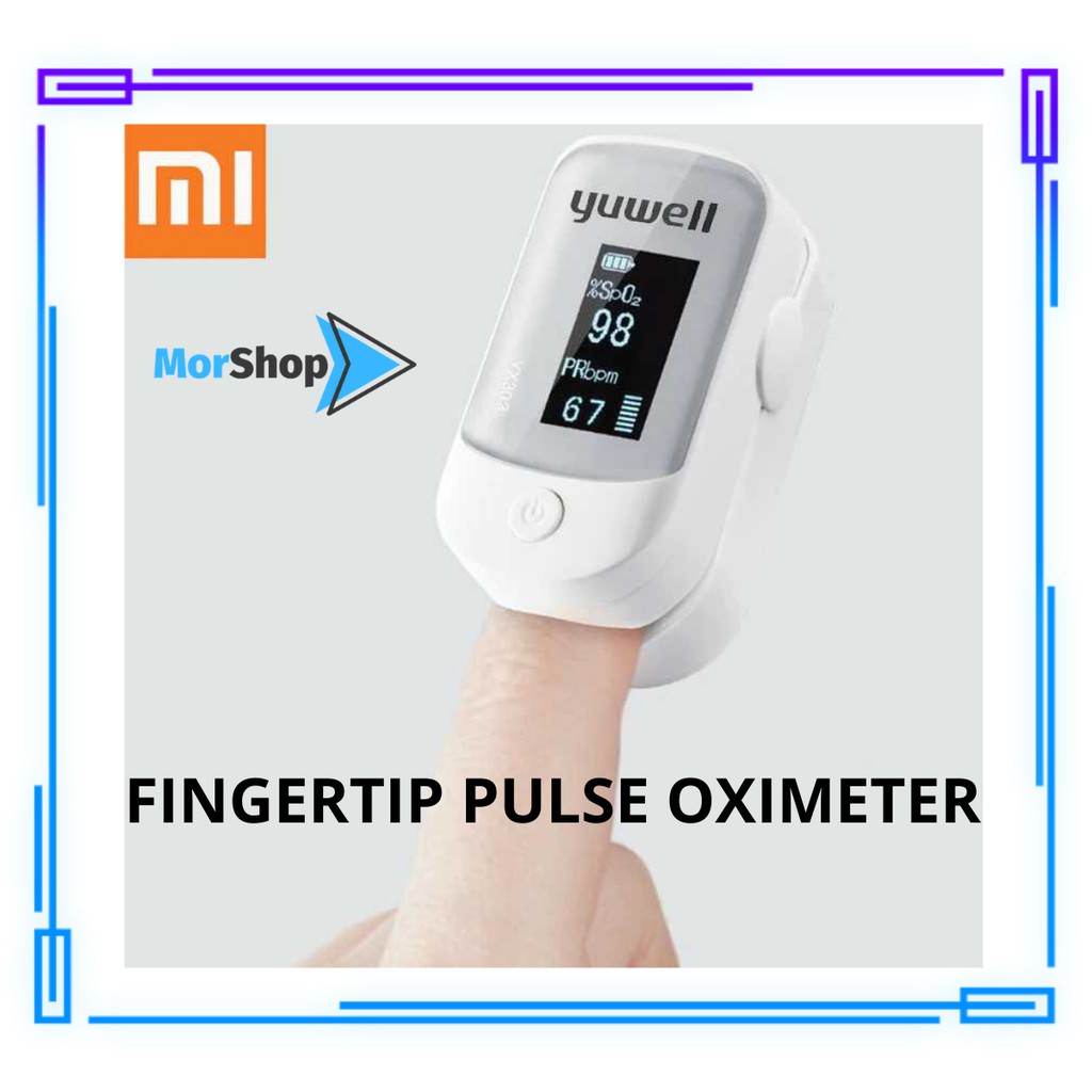 Yuwell Pengukur Detak Jantung Oksigen Fingertip Pulse Oximeter YX303
