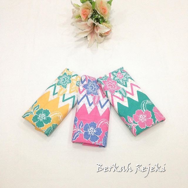 Terbaru Laris Kain Katun Soft Motif Remekan Zig Zag Batik BR Murah