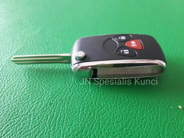 Casing Kunci lipat Toyota innova, Fortuner, Vios,altis,dll 3tombol