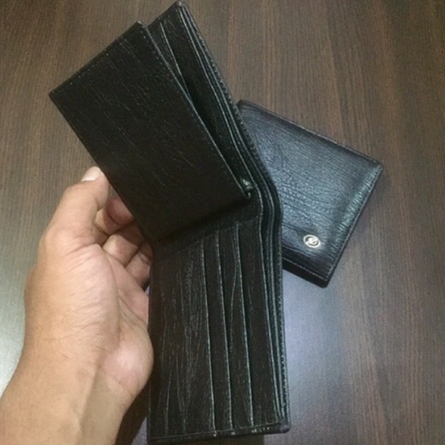 [anton hilmanto] dompet lipat bahan kulit sintetis bona urat kayu logo #dompet #dompetlipat #dompetpria #dompetcowok #dompetbagus #dompetlokal