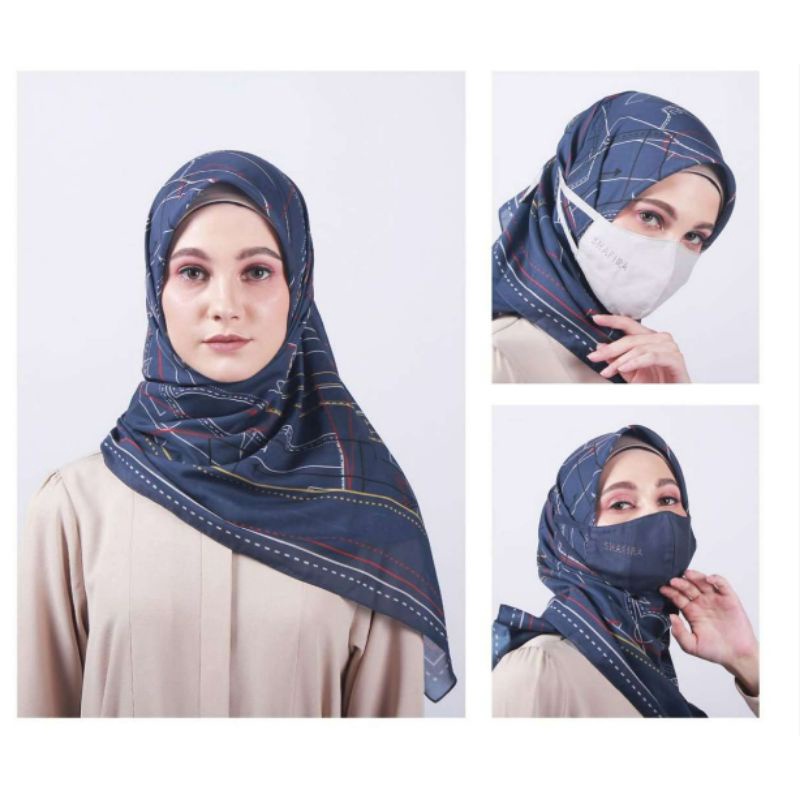 SHAFIRA NAVYNA MASCARF/SCARF/HIJAB/JILBAB SEGI EMPAT