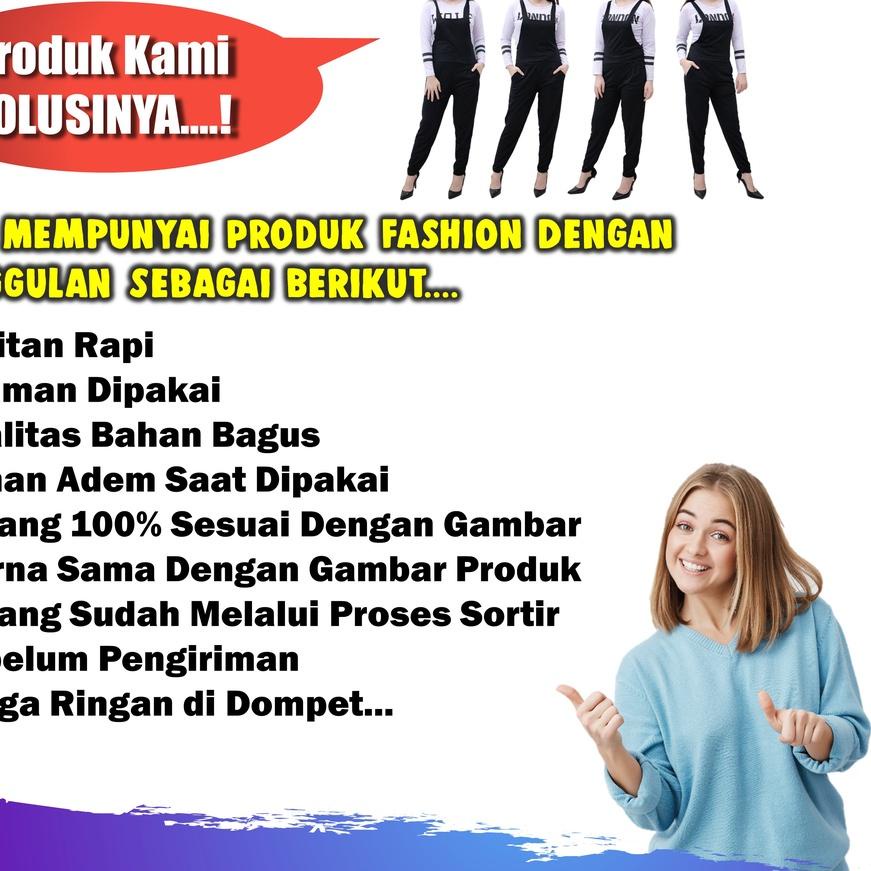 Ditunggu Baju Jumpsuit Jumsuit Jamsuit Overall Kodokan Kodok Wanita Cewek Remaja Dewasa Lengan Panja