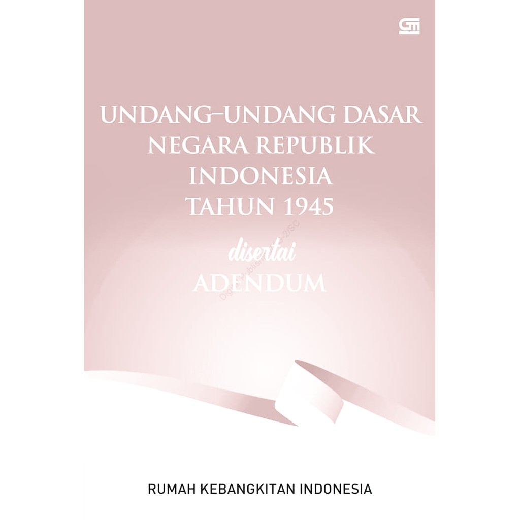  Buku  Undang Undang Dasar Negara Republik Indonesia Tahun 
