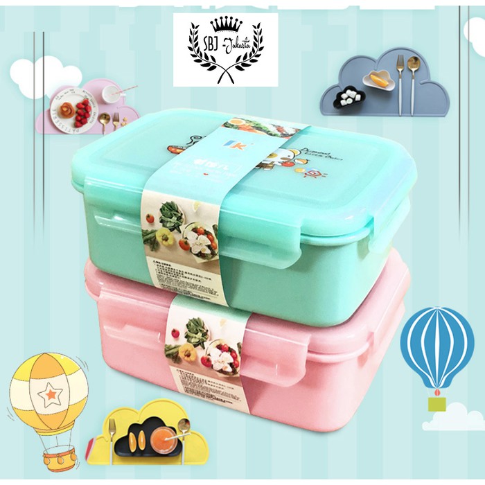 Kotak makan anak Sanrio 304 stainless BPA Free / Lunch Box Double Layer 304 STAINLESS anti bocor