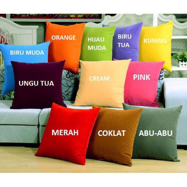 Bantal Kursi Warna Sofa Isi Dalaman Full polyester Grade A 35 x 35 cm termurah