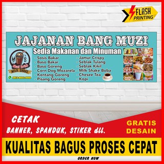 Jual spanduk / spanduk custom / spanduk jualan / spanduk 1 HARI JADI ...