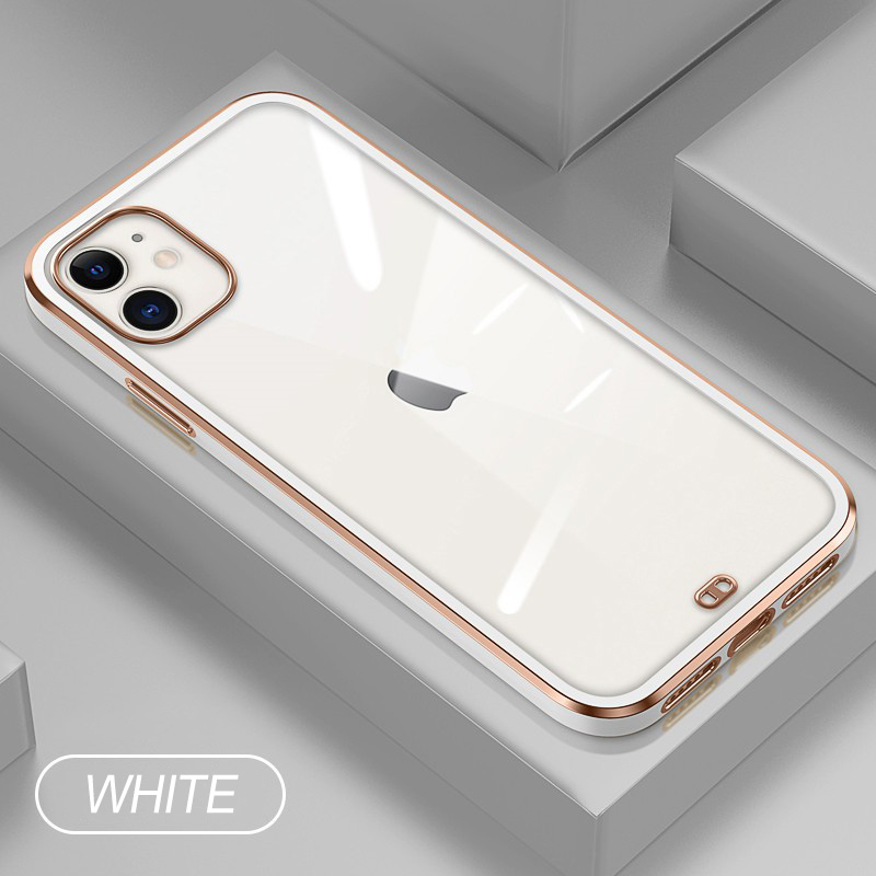 Soft Case Silikon Transparan Untuk Iphone 11 Pro Xs Max 12 Xr X Xs 7 8 Plus Se 2020