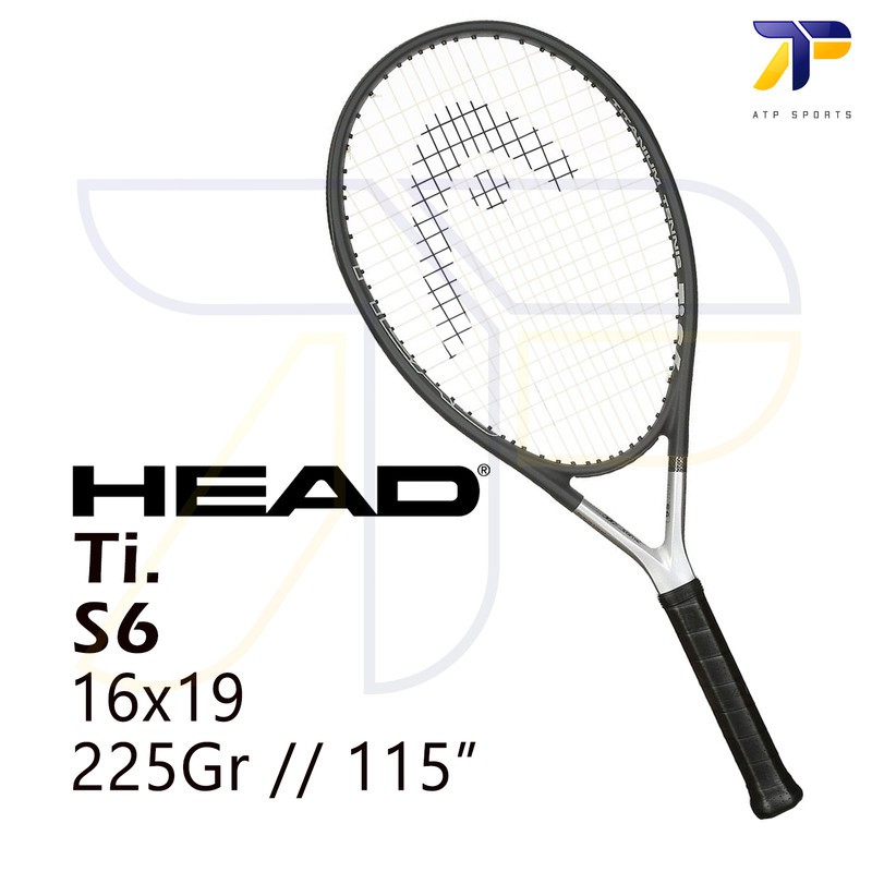 Raket Tenis Tennis Racket HEAD Ti Titanium S6 225 Gram Gr G 115 Inch