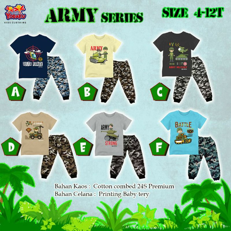 SET JOGER ARMY SERIES by YODAKU KIDS CLOTHING