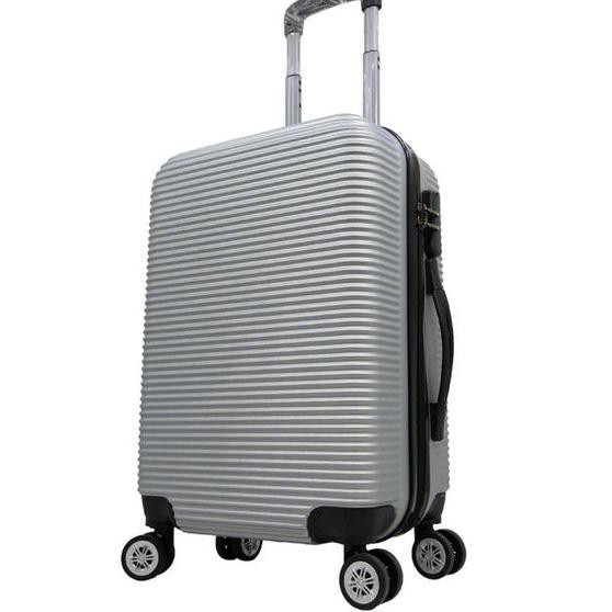 Shopee Haul Koper 18 inch Polo lock ukuran cabin - koper fiber - koper hardcase - koper import - kop