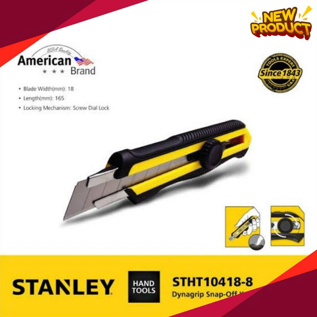 

PESTA DISKON pisau Cutter 18mm Stanley STHT14188 Dynagrip SnapOff Knife