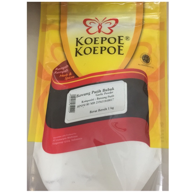 

Bawang Putih Bubuk Garlic Powder Koepoe Koepoe 1 kg