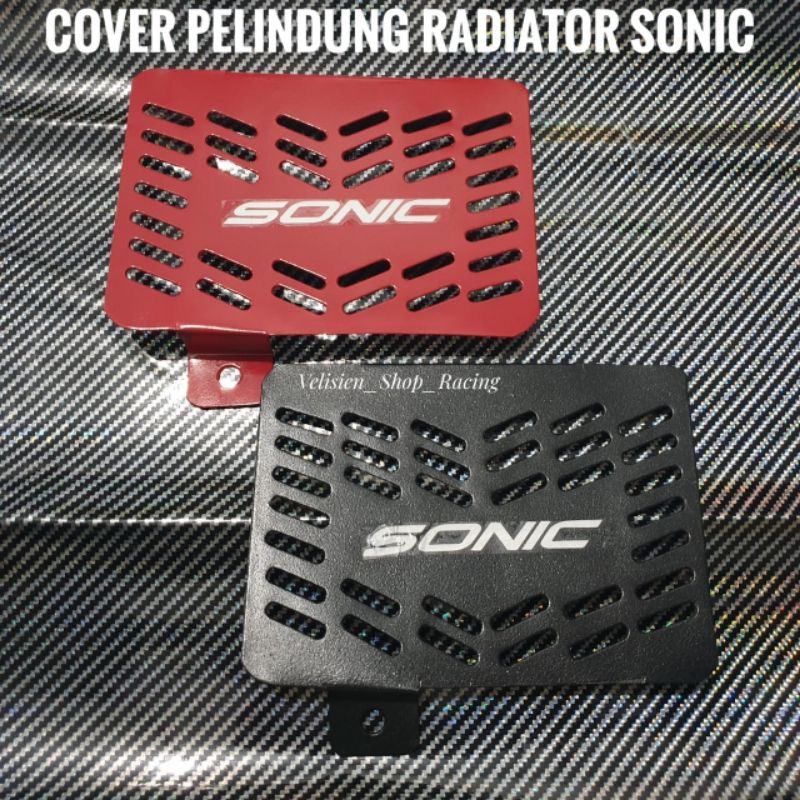 Cover Tutup Radiator Sonic Pelindung Radiator Sonic 150 bahan plat cat coating