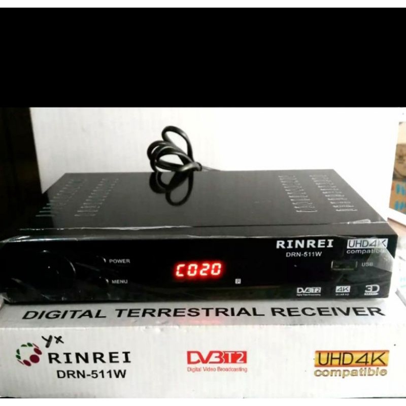 STB Rin-Rei Sky set top box TV Digital DV3 T2 ORIGINAL I DVB/ Penangkap signal digital