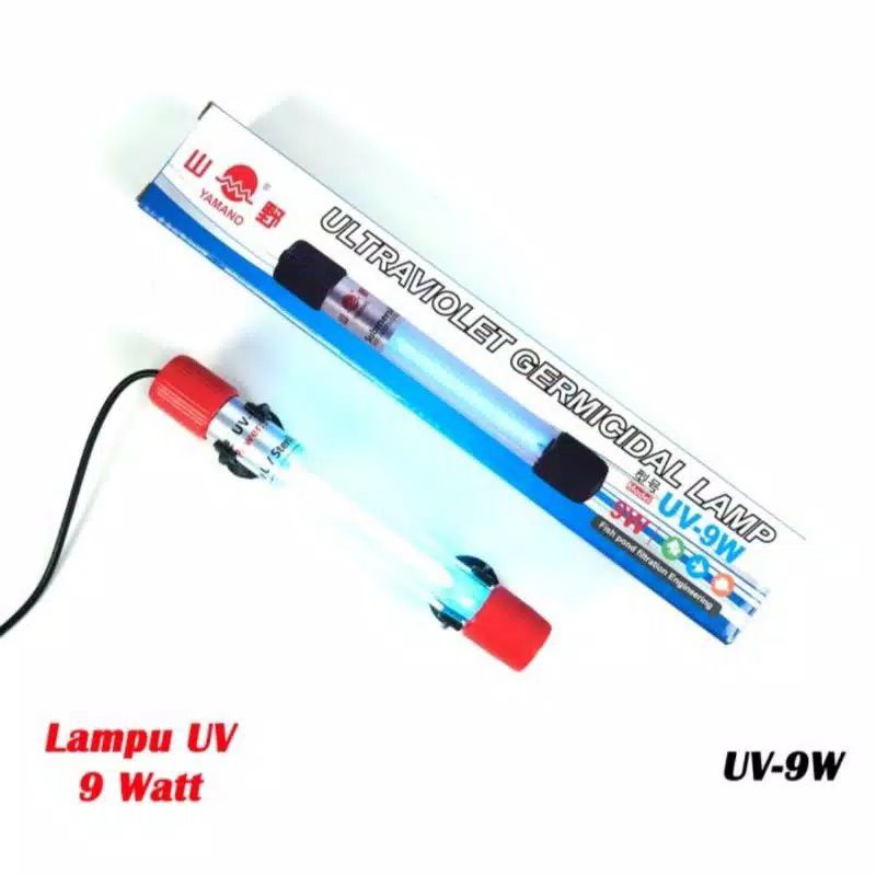 Yamano UV-9 watt Lampu UV 9 Watt Aquarium Ultraviolet Germicidal Lamp yamano uv 9w