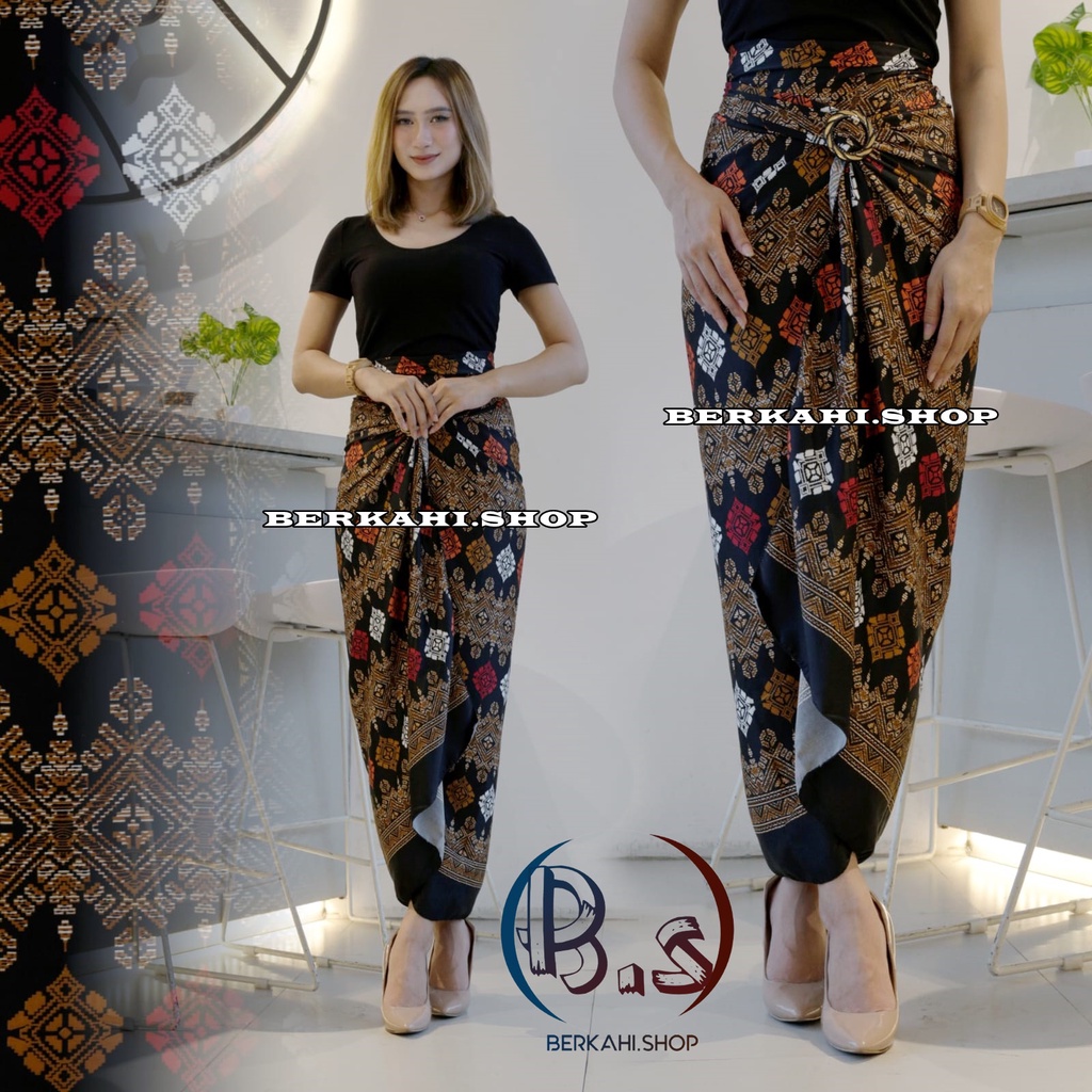 rok lilit batik bawahan kebaya modern rok serut batik rok lilit batik kain lilit murah lilit batik modern motif toraja hitam