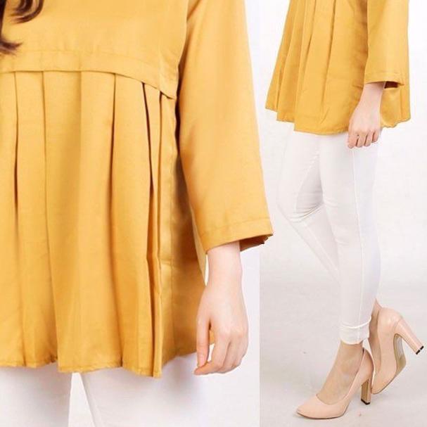 ✮ BLOUSE BAJU WANITA JUMBO BIG SIZE XL XXL 6135 LD 110cm baju atasan cewek gemuk hamil modis elegan