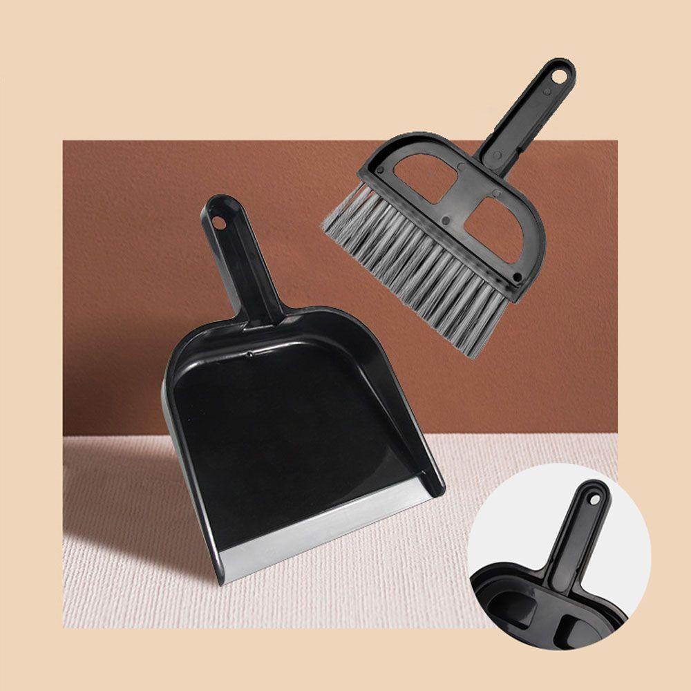 Solighter Sapu Pengki Set Lucu Tekan-Alatan Desktop Manual sweeper