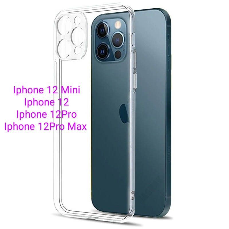 Iphone 12 Mini Pro Max 12pro 12promax promax 12Mini Clear Case TPU Casing Bening Cover Transparan Silicon Ultrathin Softcase