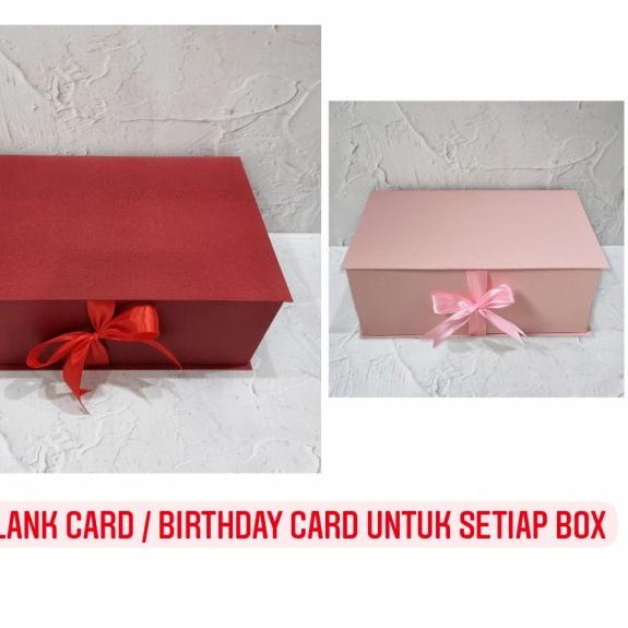 

➣ HARDBOX 32x20x12 / GIFT BOX / BOX HAMPERS / KOTAK KADO / BOX SESERAHAN - BROWN ♫
