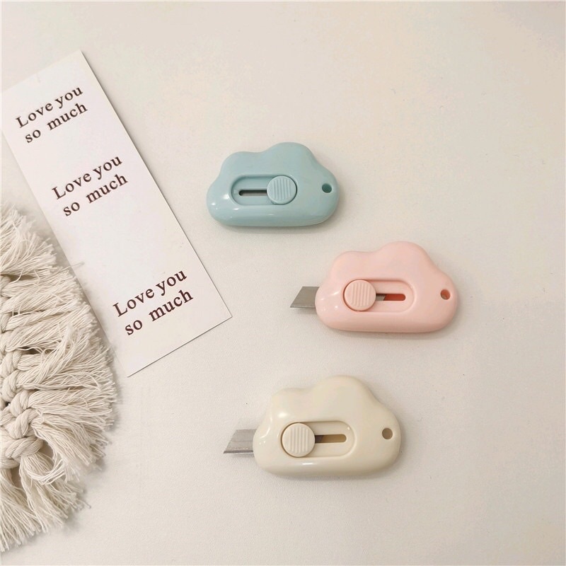 

Cute Mini Cutter Pemotong Kertas Pisau Kecil Silet Cutter Awan