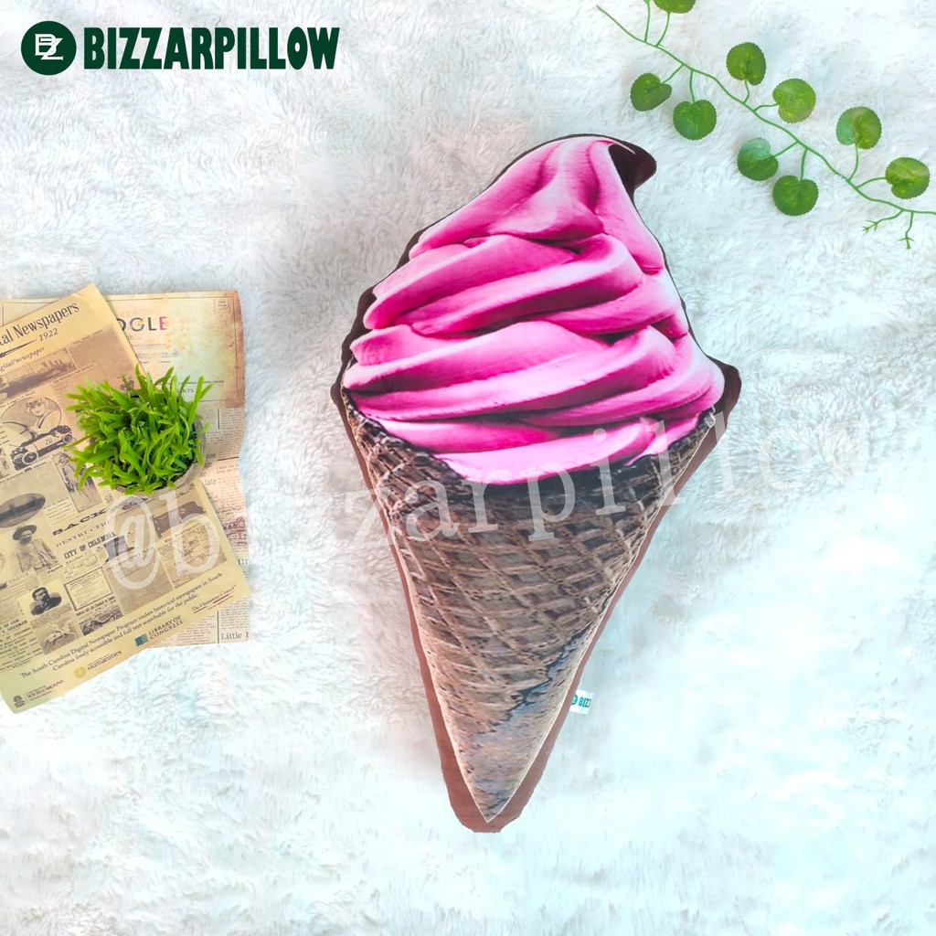 Bizzarpillow Bantal Sofa Es Krim Cone size M BZ139