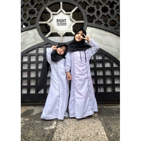 Gamis Couple Katun Toyobo Putih